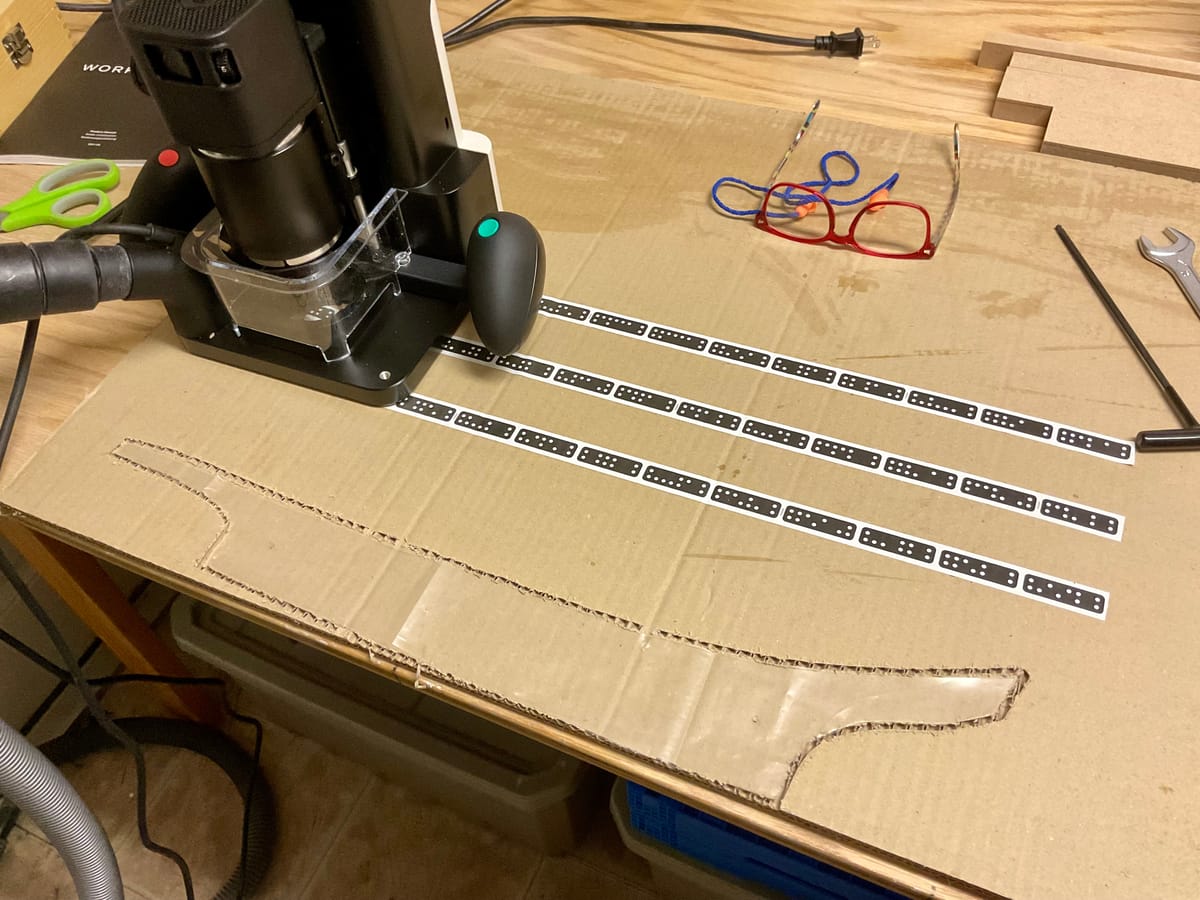 Veneer cutting test