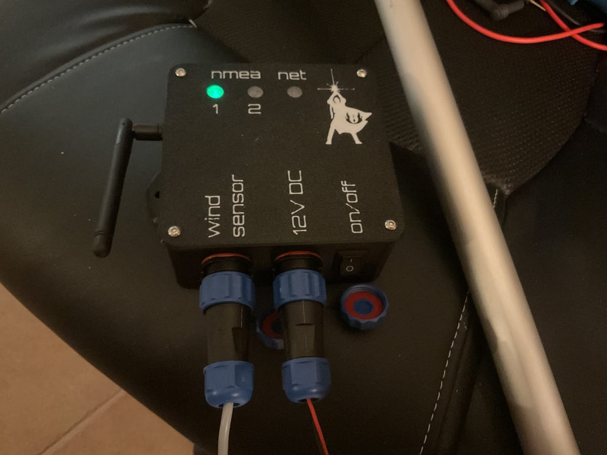 Calypso wind sensor setup