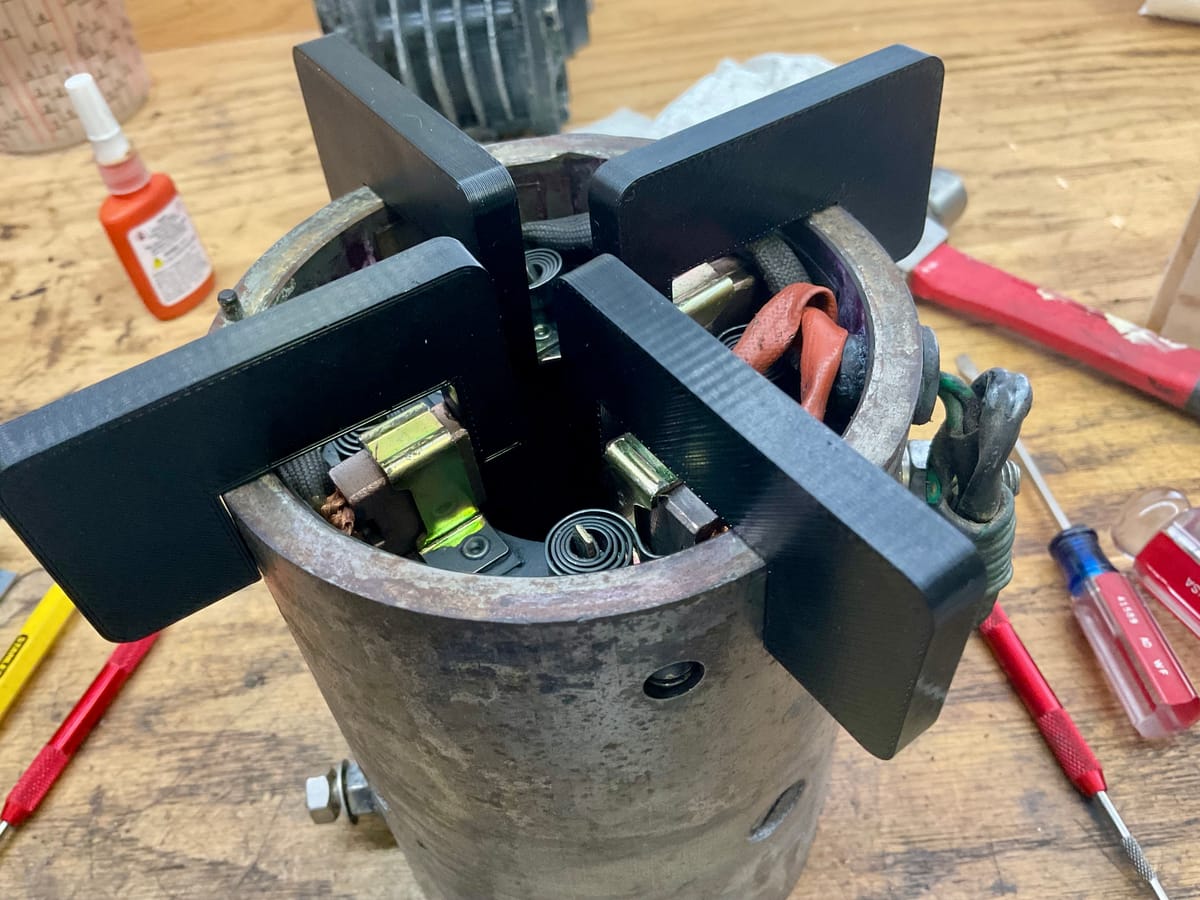 Winch motor brushes