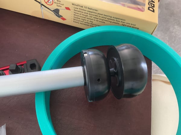 Calypso wind sensor testing