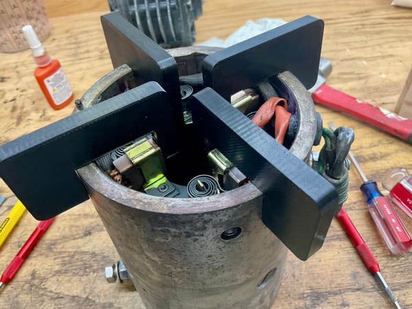 Winch motor brushes